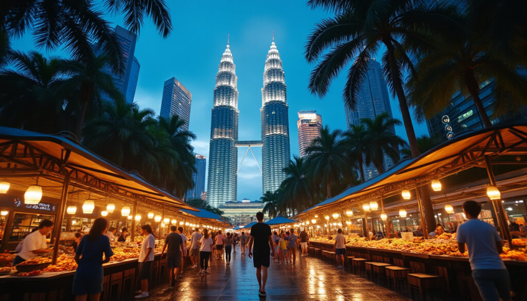 découvrez les incontournables de kuala lumpur : tours petronas, marchés, temples et quartiers animés. nos conseils pour profiter pleinement de la ville.