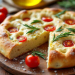 découvrez la focaccia moelleuse de cyril lignac : une recette facile et rapide, à la mie aérienne et à la croûte dorée, parfaite à partager.